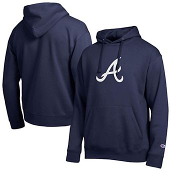 Men's Champion Navy Atlanta Braves All Star Embroidered Logo Hoodie