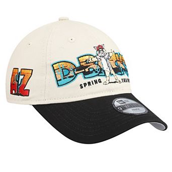 Youth New Era Stone/Black Arizona Diamondbacks 2026 Spring Training Fan Pack Batter 9TWENTY Adjustable Hat
