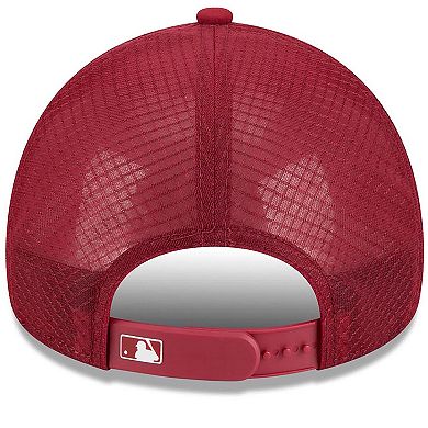 Men's New Era Red Houston Astros 2026 Batting Practice Alternate Apex 9FORTY Adjustable Hat