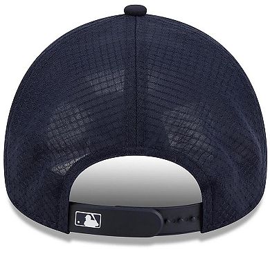 Men's New Era Navy Minnesota Twins 2026 Batting Practice Alternate Apex 9FORTY Adjustable Hat