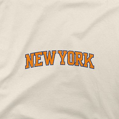 Unisex Stadium Essentials White New York Knicks Get Back Vintage Raglan Hoodie
