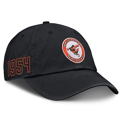 Men's Nike Black Baltimore Orioles Cooperstown Club Adjustable Hat