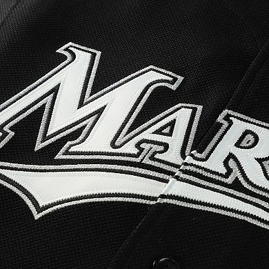 Men's Mitchell & Ness Miguel Cabrera Black Miami Marlins Big & Tall Cooperstown Mesh Batting Practice Jersey