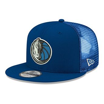 Men's New Era Navy Dallas Mavericks Core Logo Meshback 9FIFTY Snapback Hat