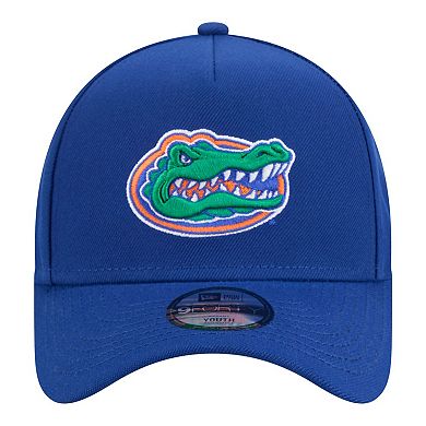 Youth New Era Royal Florida Gators 9FORTY A-Frame Adjustable Hat