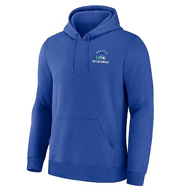 Men's Fanatics Royal Seattle Seahawks Classic Scribble Legacy Fleece Hoodie