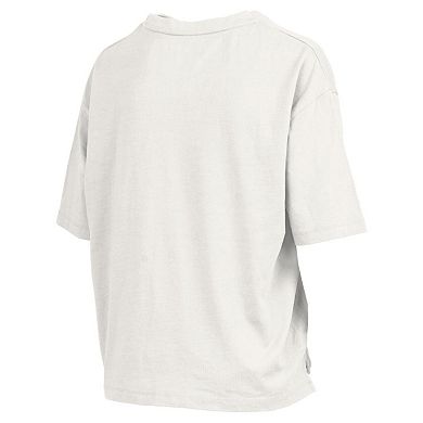 Women's Pressbox White Michigan State Spartans Elena Oversized T-Shirt