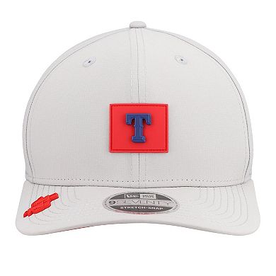 Men's New Era Gray Texas Rangers 2026 Clubhouse 9SEVENTY Adjustable Hat
