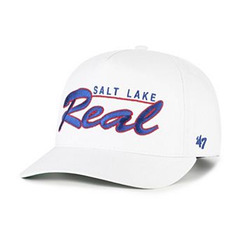 Men's '47 White Real Salt Lake Brushmark Hitch Adjustable Hat
