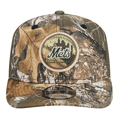 Men's New Era Camo New York Mets Realtree 9SEVENTY Adjustable Hat