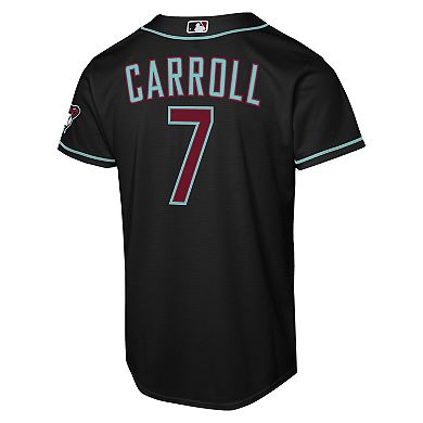 Youth Nike Corbin Carroll Black Arizona Diamondbacks Alternate Stadium Jersey