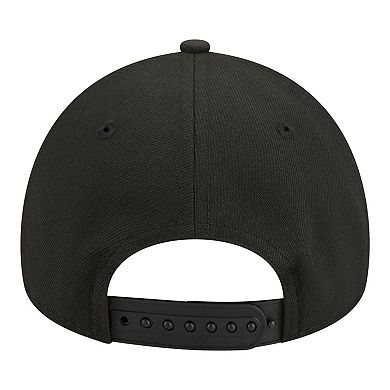 Youth New Era Black Iowa Hawkeyes 9FORTY A-Frame Adjustable Hat