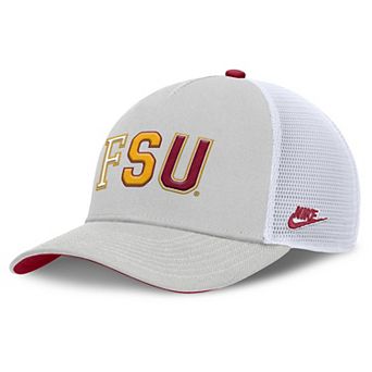 Unisex Nike Gray Florida State Seminoles 2026 Basketball Refresh 5-Panel Rise Trucker Hat