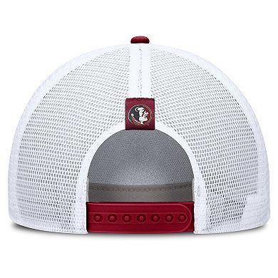 Unisex Nike Gray Florida State Seminoles 2026 Basketball Refresh 5-Panel Rise Trucker Hat