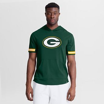 Men's Fanatics Green Green Bay Packers Optimal Play Short Sleeve Hooded T-Shirt