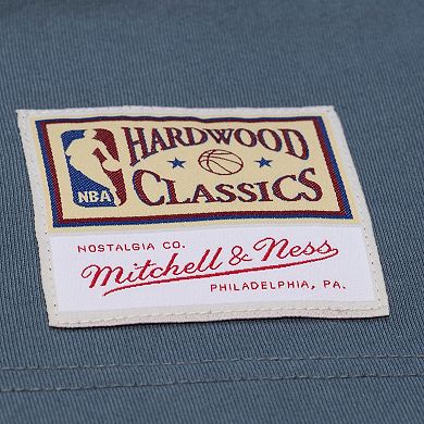 Men's Mitchell & Ness Blue New York Knicks Thunderstorm T-Shirt