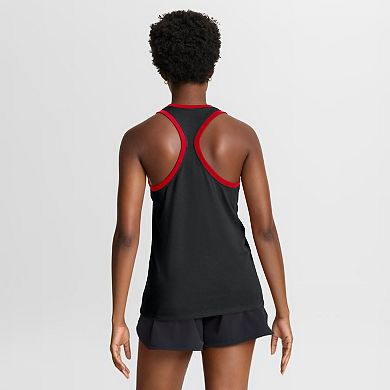 Women's Nike Black Georgia Bulldogs Uni Name Tri-Blend Dri-FIT Tank Top