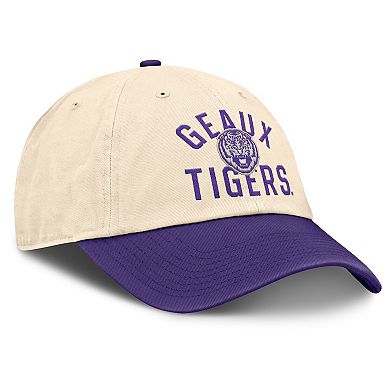 Unisex Nike Natural LSU Tigers 2026 Primetime Natural 2-Tone Club Adjustable Hat