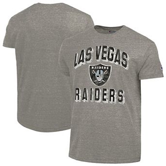 Men's Champion Charcoal Las Vegas Raiders Ultimate Tri-Blend T-Shirt