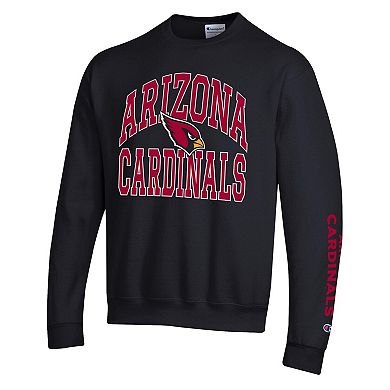 Men's Champion Black Arizona Cardinals Powerblend Fleece Sweatshirt