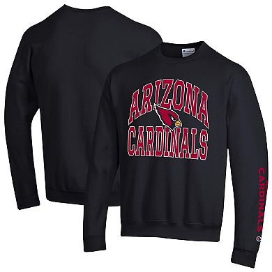 Men's Champion Black Arizona Cardinals Powerblend Fleece Sweatshirt