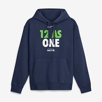 Men's Nike Navy Seattle Seahawks 12 As One Hoodie