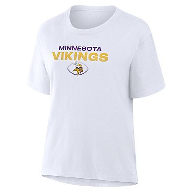 Women's Fanatics White Minnesota Vikings Fade Legacy T-Shirt
