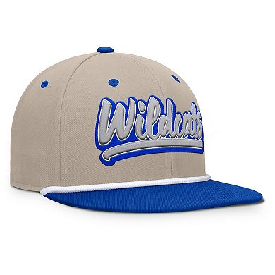 Men's Fanatics Khaki/Royal Kentucky Wildcats Colt Fitted Hat