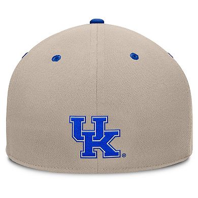 Men's Fanatics Khaki/Royal Kentucky Wildcats Colt Fitted Hat