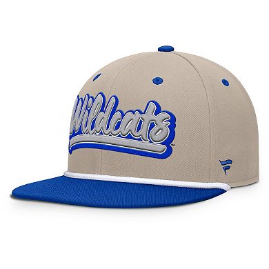 Men's Fanatics Khaki/Royal Kentucky Wildcats Colt Fitted Hat