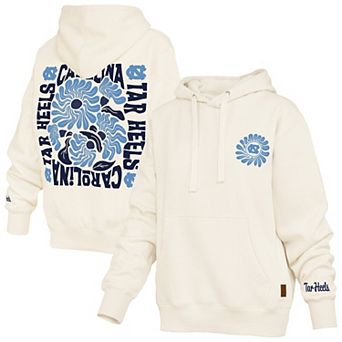 Women's Pressbox Cream North Carolina Tar Heels Elena Janise Hoodie