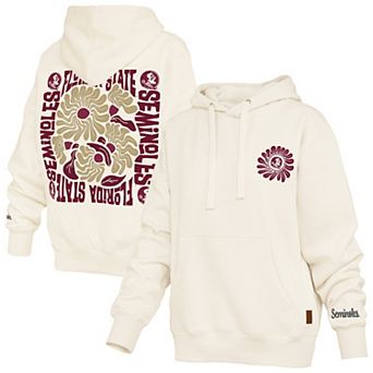 Women's Pressbox Cream Florida State Seminoles Elena Janise Hoodie