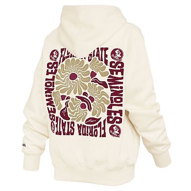 Women's Pressbox Cream Florida State Seminoles Elena Janise Hoodie