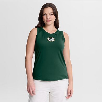 Women's Fanatics Green Green Bay Packers Mesh Triumphant Win Tank Top
