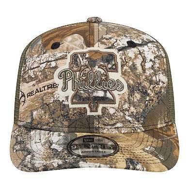 Men's New Era Camo Philadelphia Phillies Realtree 9SEVENTY Adjustable Hat