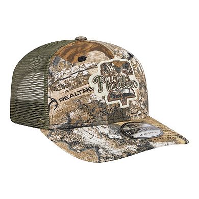 Men's New Era Camo Philadelphia Phillies Realtree 9SEVENTY Adjustable Hat