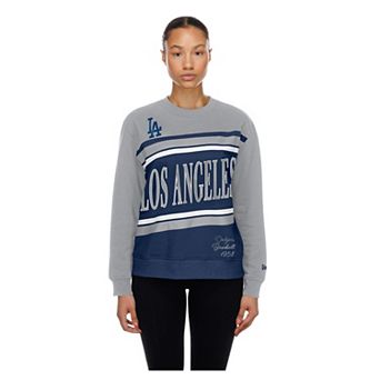 Women's New Era Navy/Gray Los Angeles Dodgers Gameday Fleece Sweatshirt