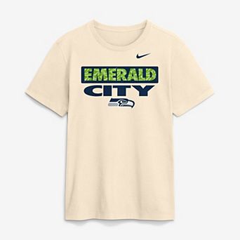 Men's Nike Natural Seattle Seahawks Emerald City T-Shirt