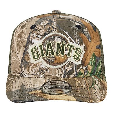 Men's New Era Camo San Francisco Giants Realtree 9SEVENTY Adjustable Hat