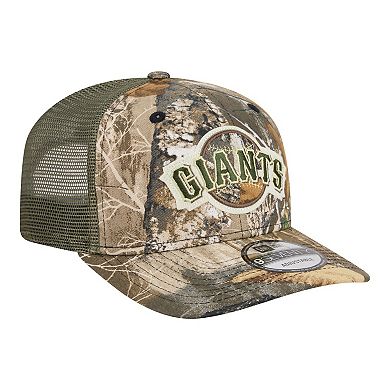 Men's New Era Camo San Francisco Giants Realtree 9SEVENTY Adjustable Hat