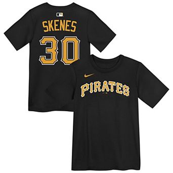 Preschool Nike Paul Skenes Black Pittsburgh Pirates Name & Number T-Shirt