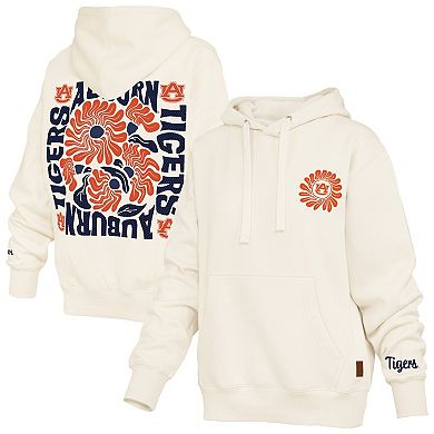Women's Pressbox Cream Auburn Tigers Elena Janise Hoodie