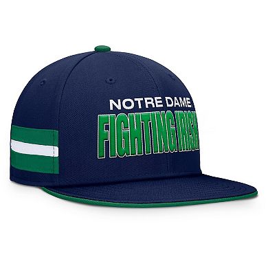 Men's Fanatics Navy Notre Dame Fighting Irish Pick Off Fitted Hat