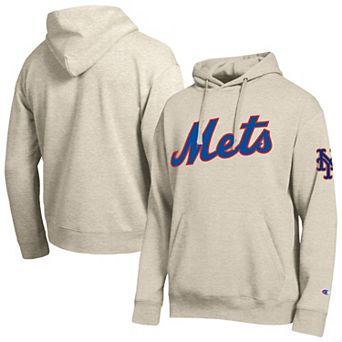 Men's Champion Oatmeal New York Mets All Star Chenille Hoodie