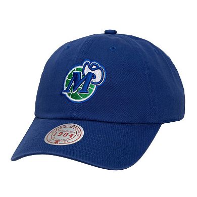 Men's Mitchell & Ness Navy Dallas Mavericks Hardwood Classics 1904 Adjustable Hat