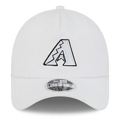 Men's New Era White Arizona Diamondbacks 2026 Batting Practice Apex 9FORTY Adjustable Trucker Hat