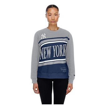 Women's New Era Navy/Gray New York Yankees Gameday Fleece Sweatshirt