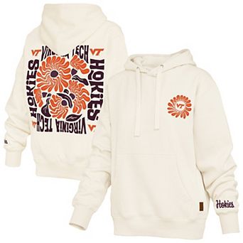 Women's Pressbox Cream Virginia Tech Hokies Elena Janise Hoodie
