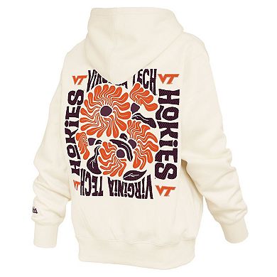 Women's Pressbox Cream Virginia Tech Hokies Elena Janise Hoodie