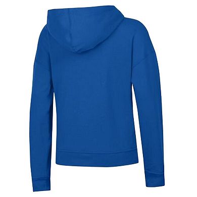 Women's Champion Royal New York Mets Vintage Powerblend Hoodie